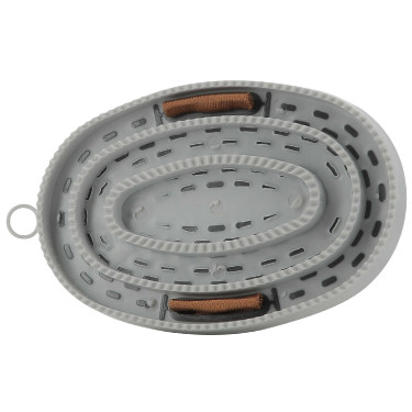 Striglia Equithème Ti amo Grigio