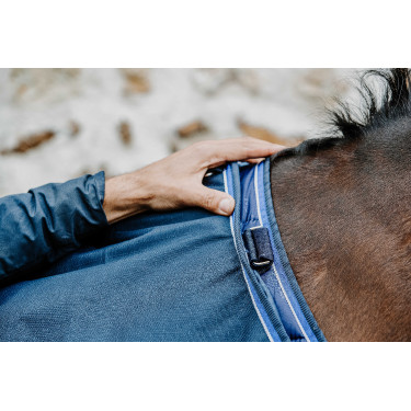 Onderdeken Equithème Classic Blu navy