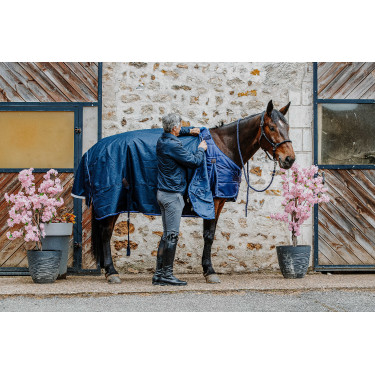 Onderdeken Equithème Classic Blu navy