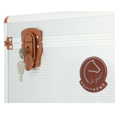 Cassetta per la toelettatura Equithème Ti amo Argento Cassetta per la toelettatura Equithème Ti amo Argento