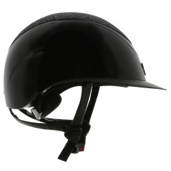 Casco Equithème Wings Nero lucido lamé Casco Equithème Wings Nero lucido lamé