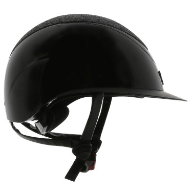 Casco Equithème Wings Nero lucido lamé Casco Equithème Wings Nero lucido lamé