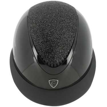 Casco Equithème Wings Nero lucido lamé Casco Equithème Wings Nero lucido lamé