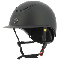 Casco Equithème Wings Nero lucido