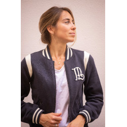 Felpa Pénélope University Marine / bianco sporco Blu marino