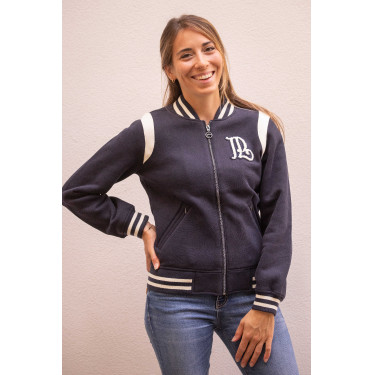 Felpa Pénélope University Marine / bianco sporco Blu marino