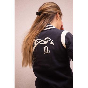 Felpa Pénélope University Marine / bianco sporco Blu marino