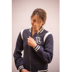 Felpa Pénélope University Marine / bianco sporco Blu marino