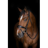 Rênes caoutchouc Eric Thomas Elite petits picots Havane Rênes caoutchouc Eric Thomas Elite petits picots Havane