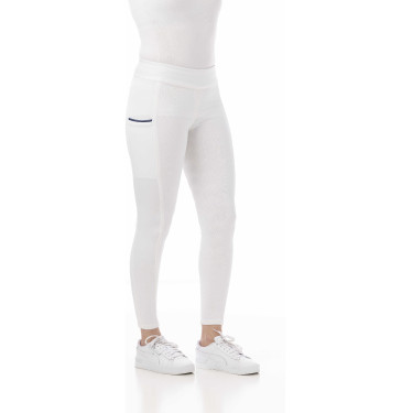 Pantaloni Riding World Agadir bambino Bianco Pantaloni Riding World Agadir bambino Bianco