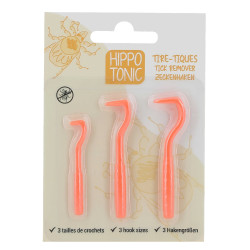 Set di Pinzette per Zecche HIPPOTONIC Arancione