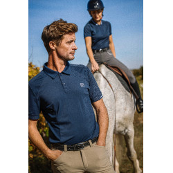 Polo Equithème Eric Blu navy Polo Equithème Eric Blu navy
