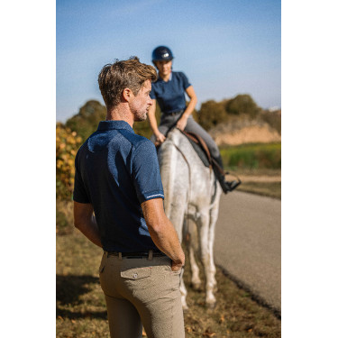 Polo Equithème Eric Blu navy Polo Equithème Eric Blu navy