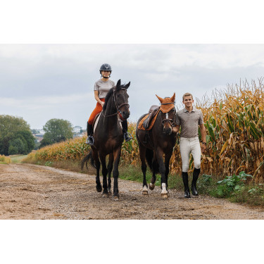 Polo Equithème Eric Talpa Marrone Polo Equithème Eric Talpa Marrone