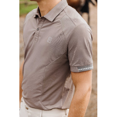 Polo Equithème Eric Talpa Marrone Polo Equithème Eric Talpa Marrone