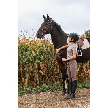 T-shirt Equithème Marion Talpa Marrone