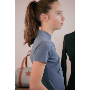 Polo Iliana Penelope Blu / grigio Polo Iliana Penelope Blu / grigio