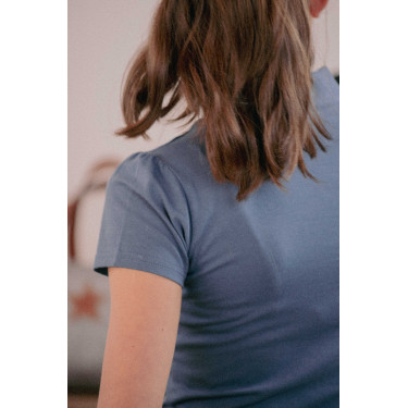 Polo Iliana Penelope Blu / grigio Polo Iliana Penelope Blu / grigio