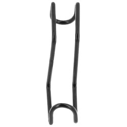 Porta-briglia corto Hippotonic con ganci Nero