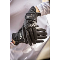 Guanti Pisma Strass Pénélope Blu navy