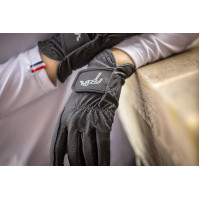 Guanti Pisma Strass Pénélope Blu navy