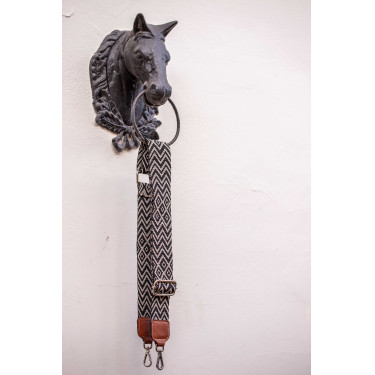 Tracolla Pénélope Nero / écru