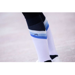 Calze da equitazione Pénélope Fun Blu / bianco