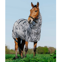Camicia anti-eczema zebra Riding World Zebra nero / bianco Motivi