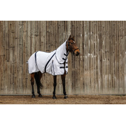 Camicia Equithème Mesh combo Bianco Camicia Equithème Mesh combo Bianco