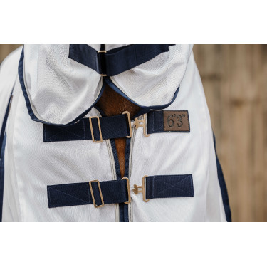 Camicia Equithème Mesh combo Bianco Camicia Equithème Mesh combo Bianco