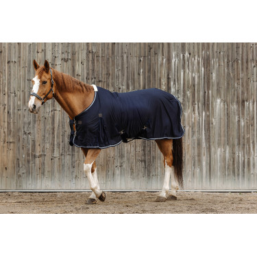 Camicia Equithème Micro mesh Blu navy Camicia Equithème Micro mesh Blu navy