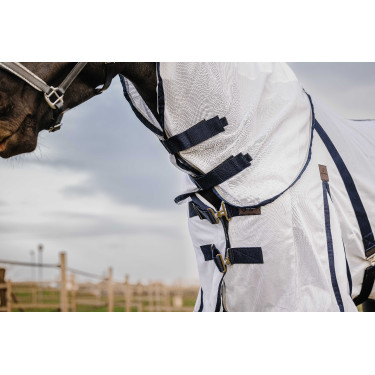 Copricollo Equithème Mesh Bianco
