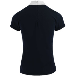 Polo Equithème Doha Maniche corte Blu navy