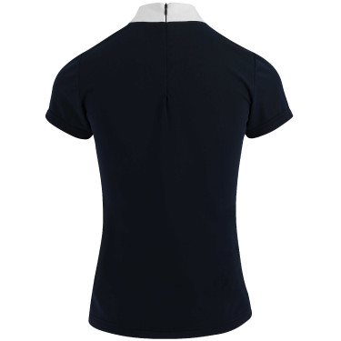 Polo Equithème Doha Maniche corte Blu navy