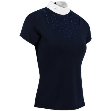 Polo Equithème Funza Maniche corte Blu navy