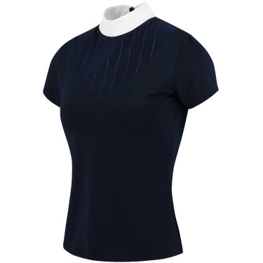 Polo Equithème Funza Maniche corte Blu navy