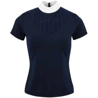 Polo Equithème Funza Maniche corte Blu navy