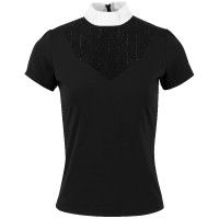 Polo Equithème Funza Maniche corte Nero