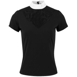 Polo Equithème Funza Maniche corte Nero