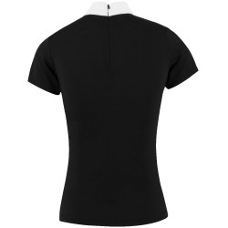 Polo Equithème Funza Maniche corte Nero