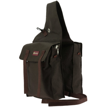 Borse doppie con patte Randol's Marrone