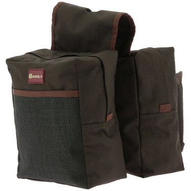 Borsa Western doppia Randol Marrone