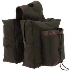 Borsa Western doppia Randol Marrone