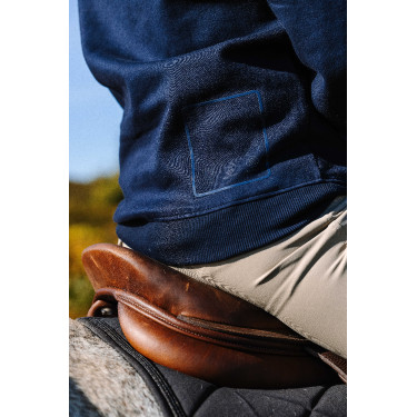 Felpa Equithème Hervé Blu navy
