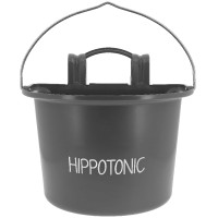 Mangiatoia Hippotonic con ganci e manico Grigio scuro