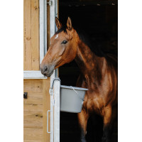 Mangiatoia Hippotonic con ganci e manico Grigio scuro