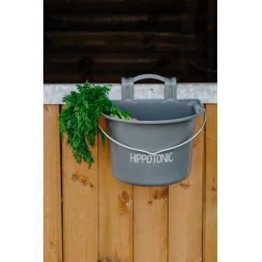 Mangiatoia Hippotonic con ganci e manico Grigio scuro Mangiatoia Hippotonic con ganci e manico Grigio scuro