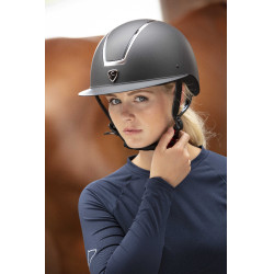 Casco Equithème Glint Opaco Nero opaco / argentato Casco Equithème Glint Opaco Nero opaco / argentato