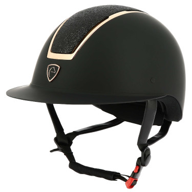 Casco Equithème Glint Opaco Nero opaco / rosa