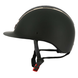 Casco Equithème Glint Opaco Nero opaco / rosa